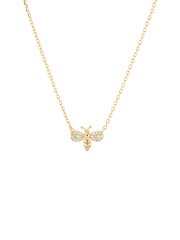 Free Bee Necklace - Gold