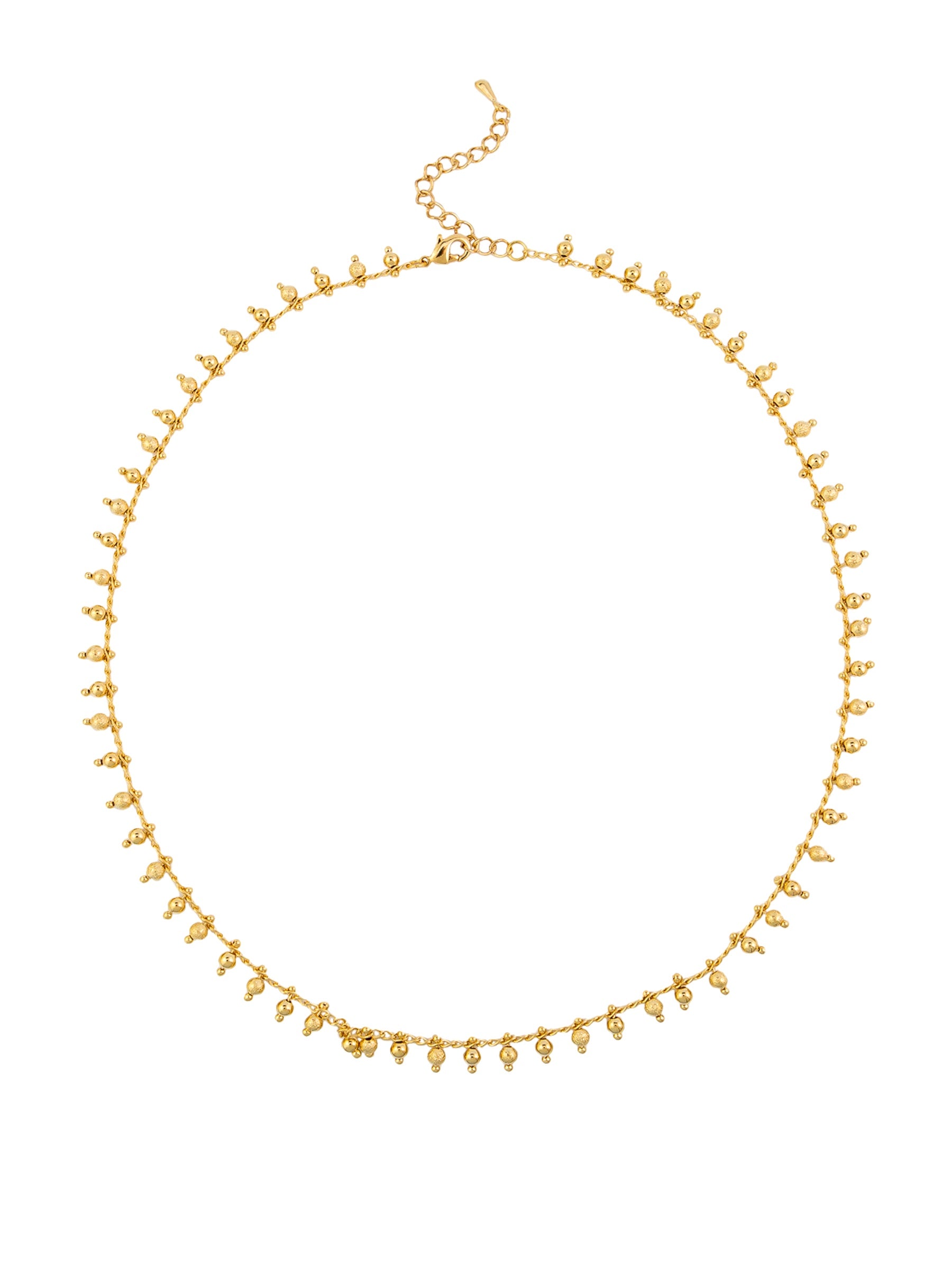 Bell Chain Necklace - Gold