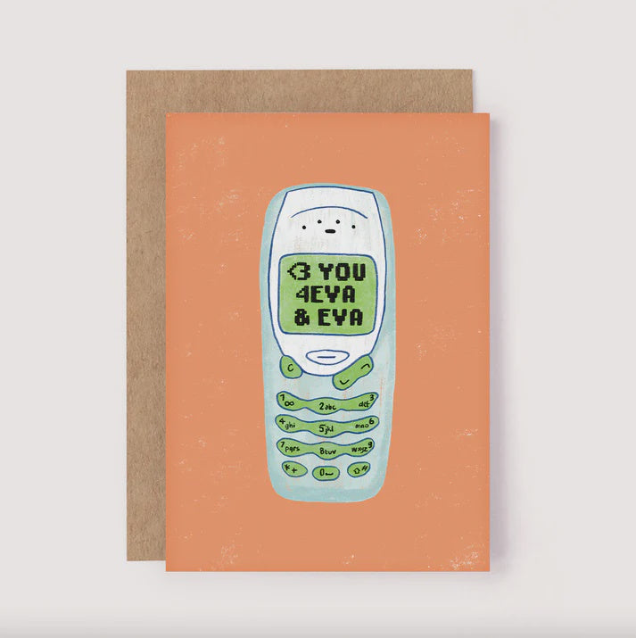 Love You 00's Phone Card