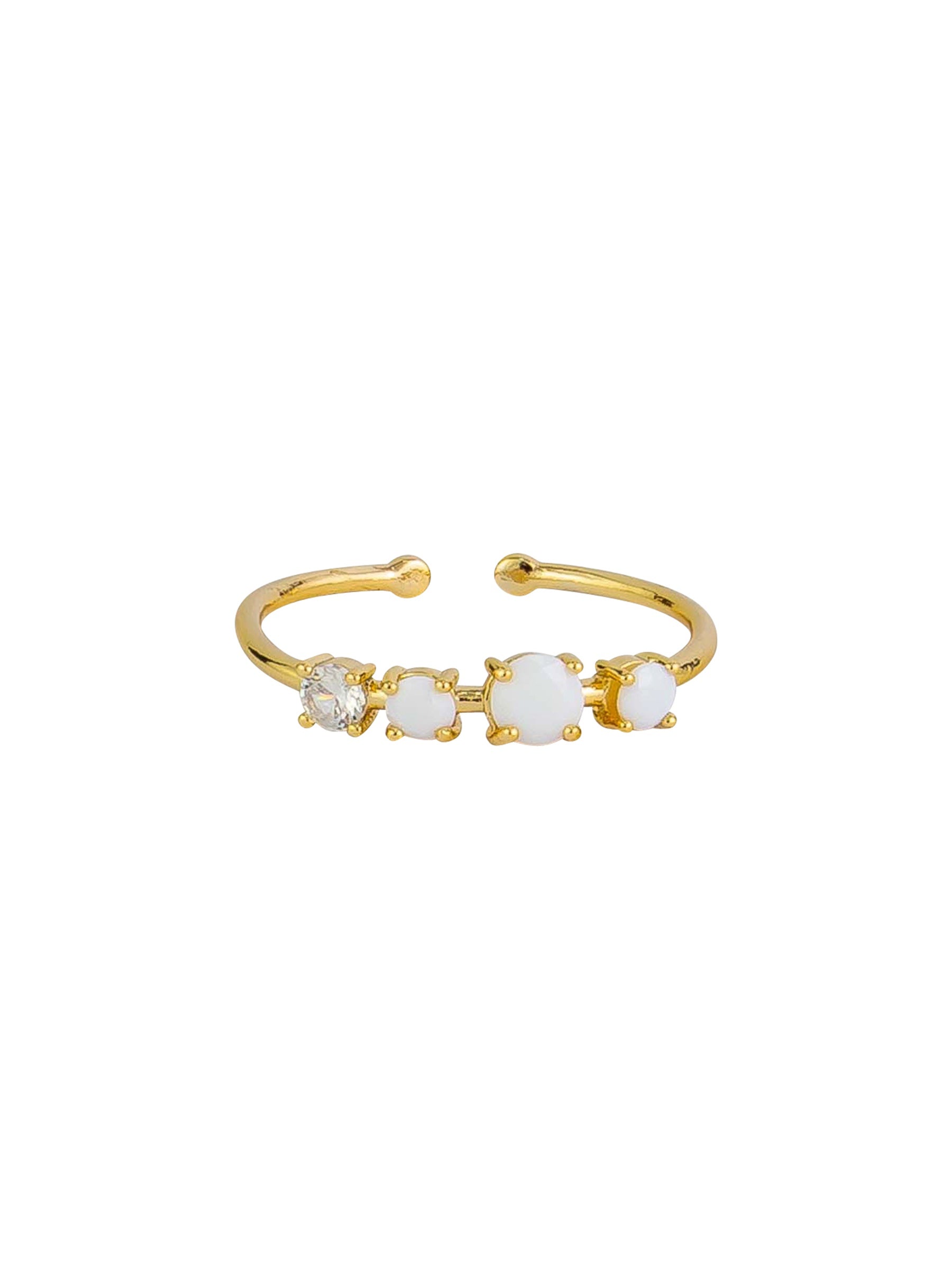 Gold Crystal Ring