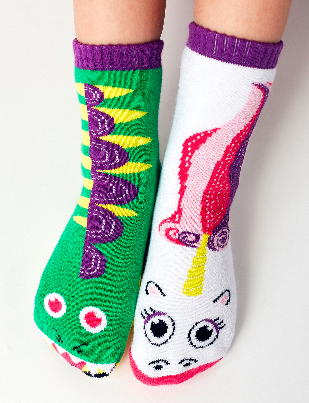 Dragon & Unicorn Socks (4-8 Years)