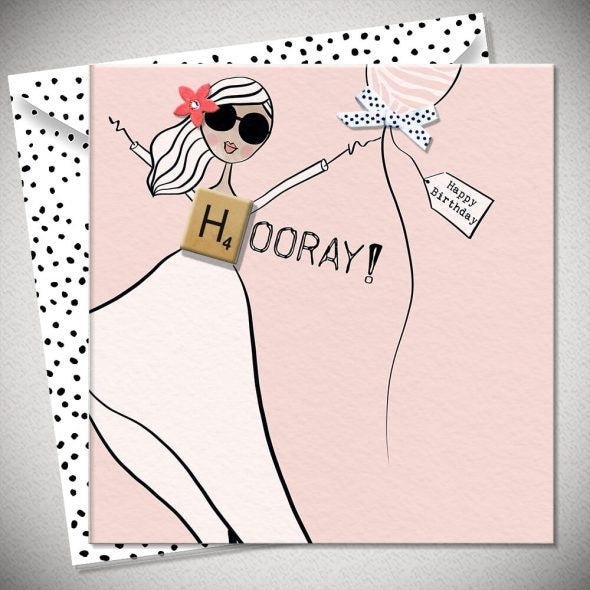 Hooray Happy Birthday Card