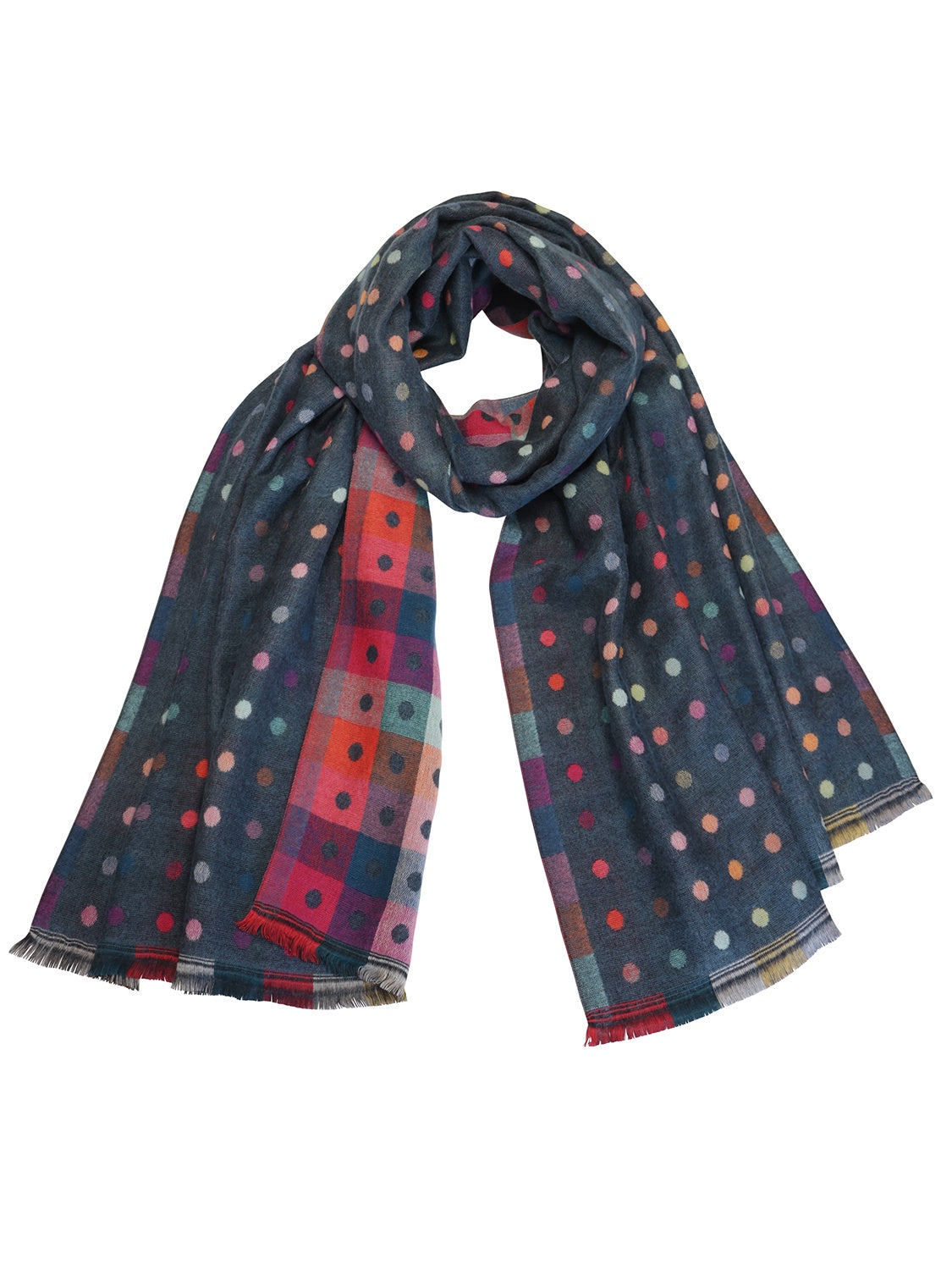 She's Dotty Scarf - Blue