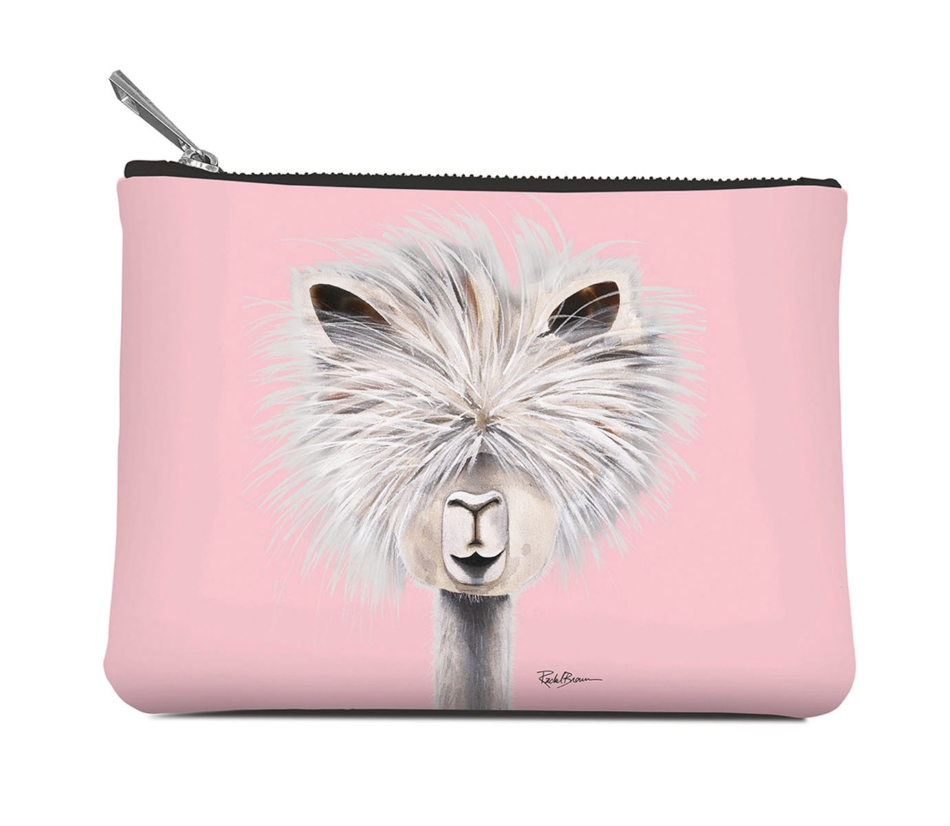 Medium Zip Pouch - Pink Tina