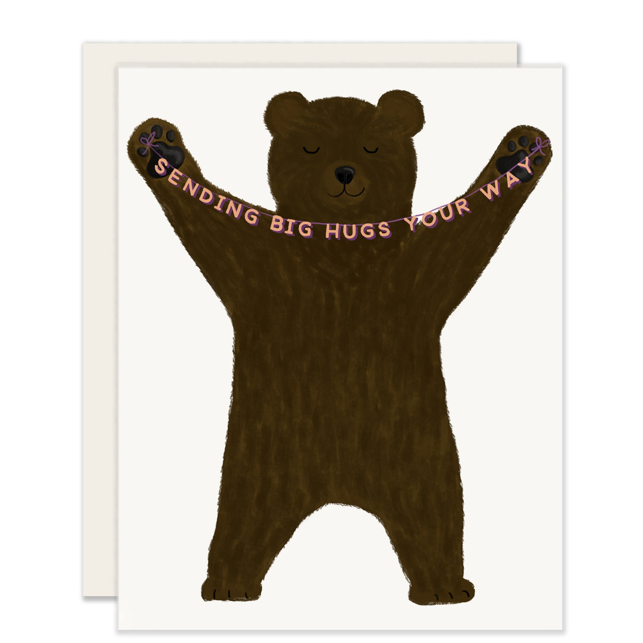 Sending Big Hugs Bear Card