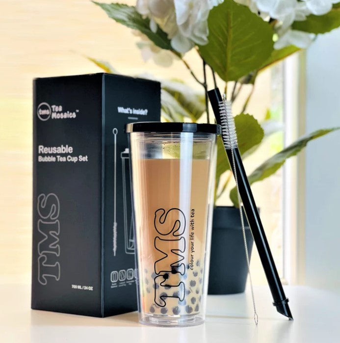 Reusable Bubble Tea Cup Set