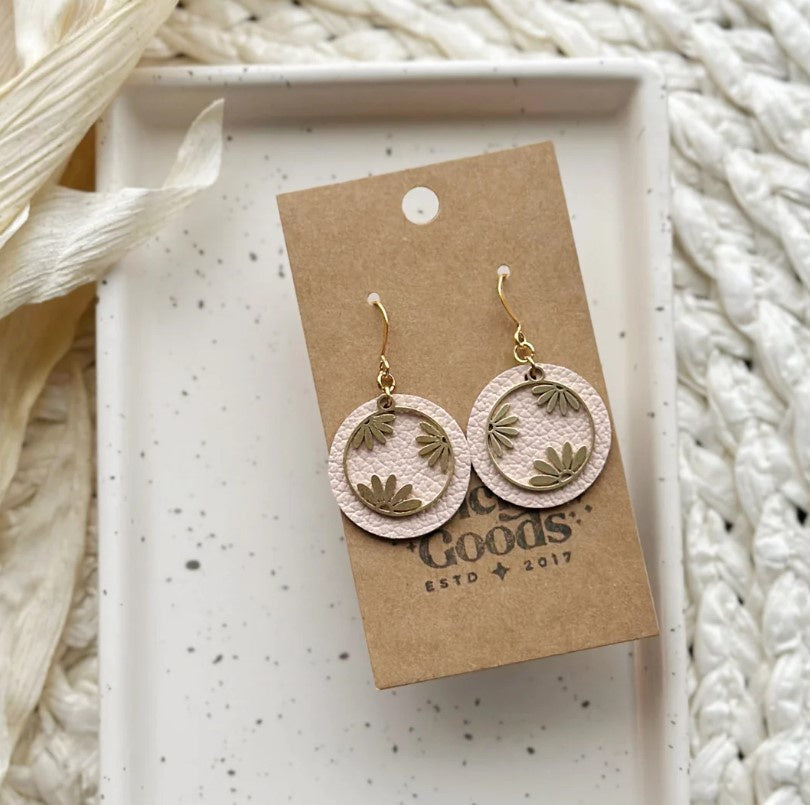 Elba Drop Earrings - Pink Sand