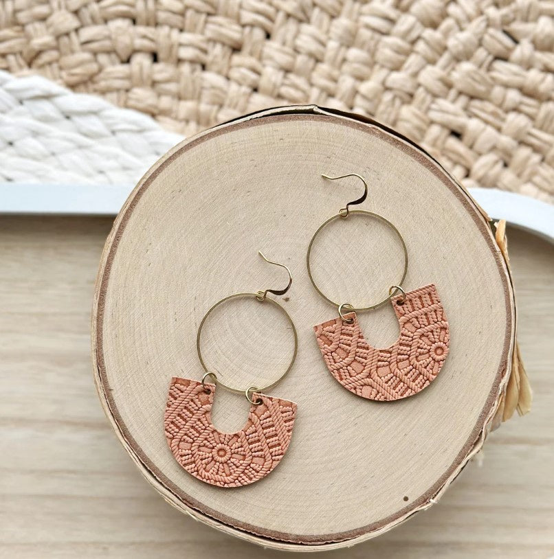 Ulu Hoop Earrings - Saddle Up