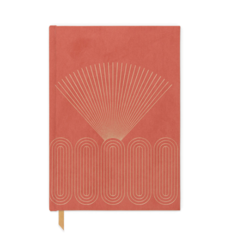 Suede Journal - Radiant Rays
