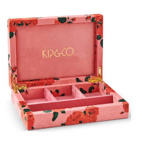 Small Velvet Jewellery Box - Rosie Posie