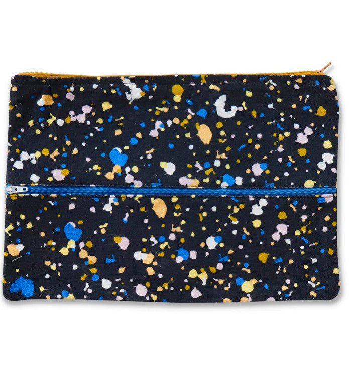 Splatter Black Pencil Case
