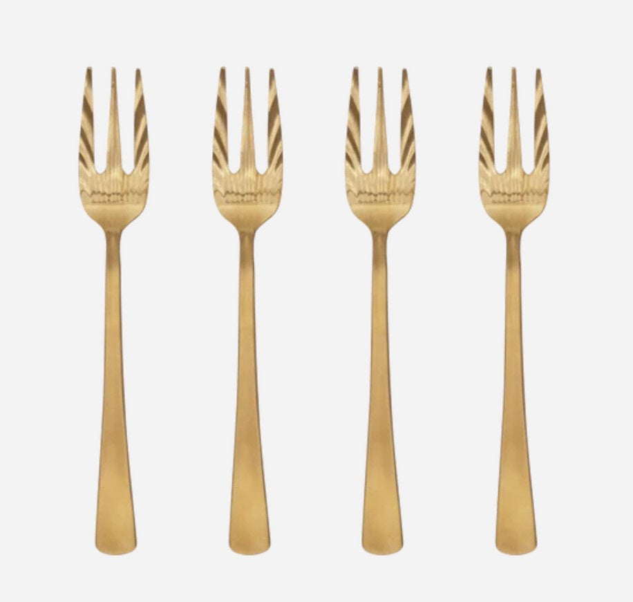 Fork Gold Set of 4