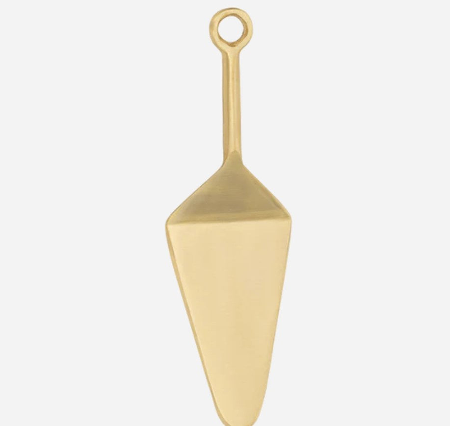 Brass Cake Server