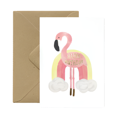 Happy Birthday Flamingo