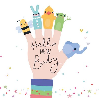 Hello New Baby Card