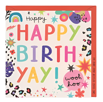 Happy Birthday Yay Card