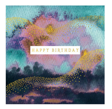 Happy Birthday Watercolour