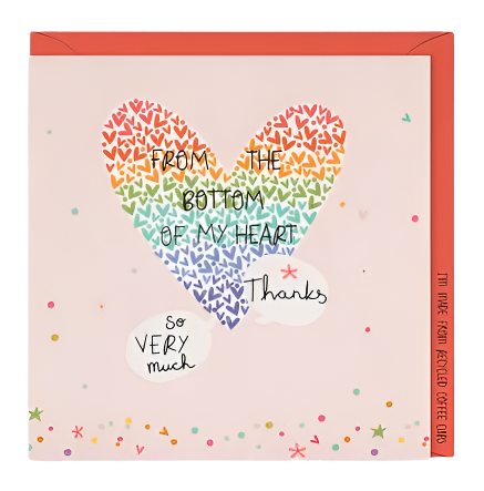 From The Bottom Of My Heart Thank You Card