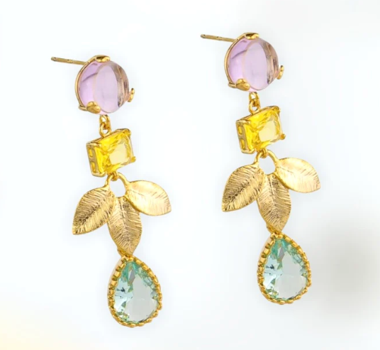 St Tropez Crystal Drop Earrings