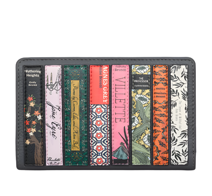 Leather Oxford Purse - Bookworm Bronte Grey