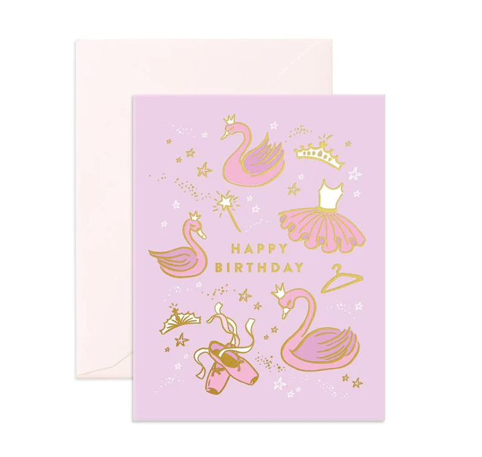 Happy Birthday Ballet Card