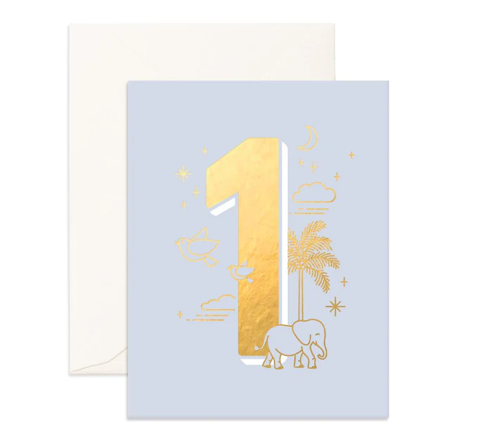 No 1.  Animals Card