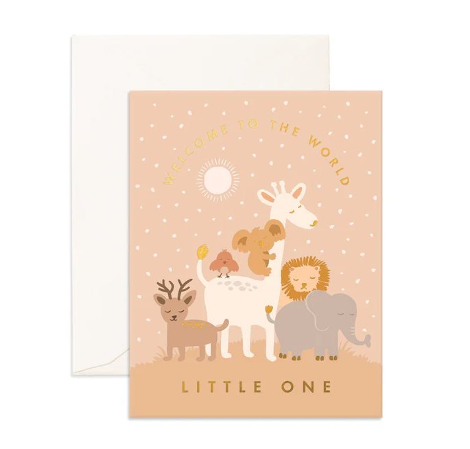 Welcome to the World Little One - Summer (Peach)