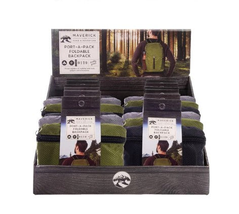 Port-A-Pack Explore - Foldable Backpack (Assorted)