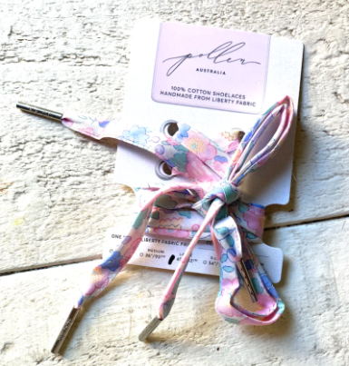 Liberty Print Shoelaces (L) - Betsy Lady Di