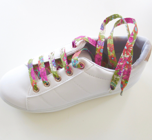 Liberty Print Shoelaces (L) - Ciara A Bright