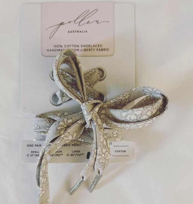 Liberty Print Shoelaces (L) - Capel K Grey