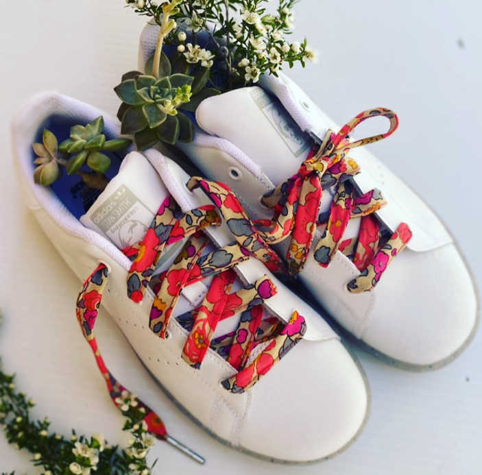 Duplicate “Liberty Print Shoelaces (L) - Betsy Berry Fluro