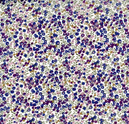 Liberty Print Shoelaces (L) -Wiltshire Bud D Purple