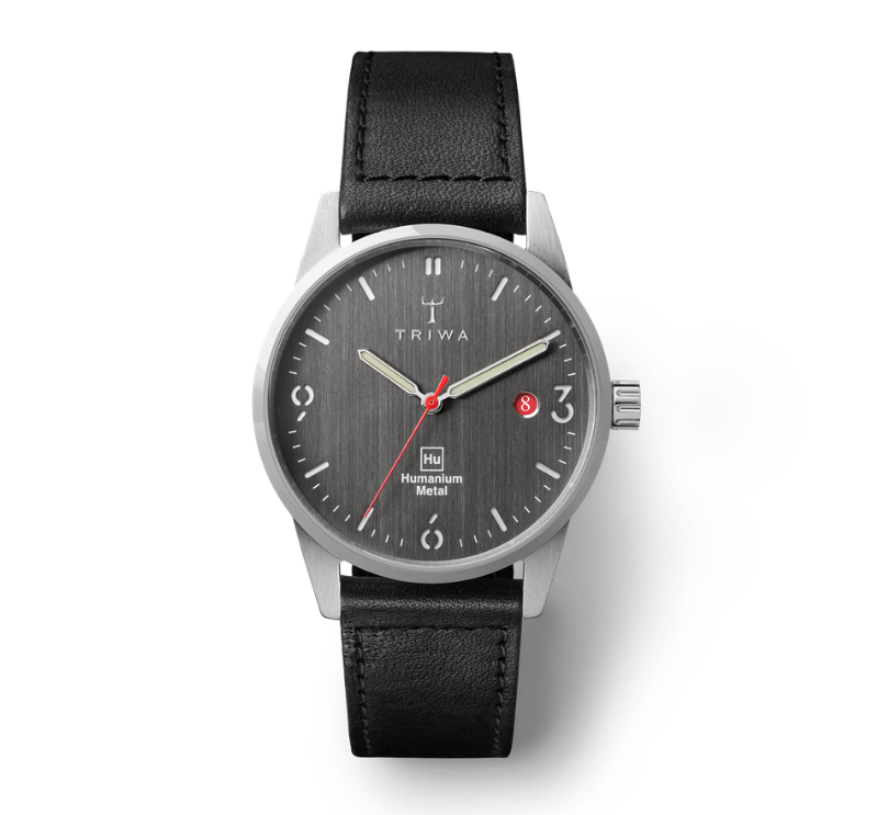Triwa Watch - Humanium 39 - Black Sewn Classic