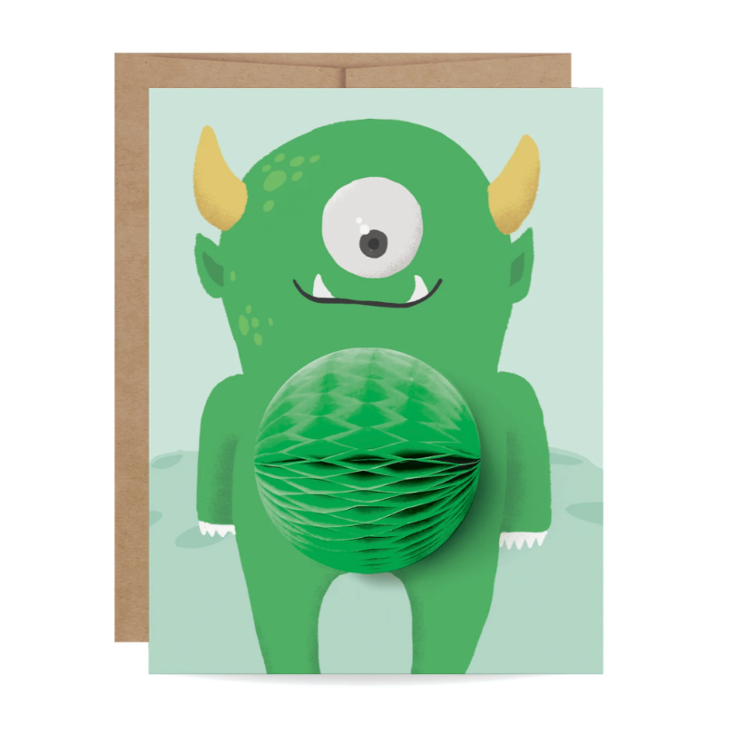 Pop-Up Monster Card