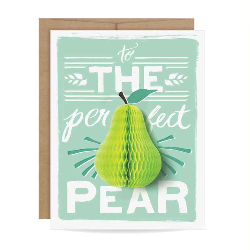 Pop-Up Pear Card