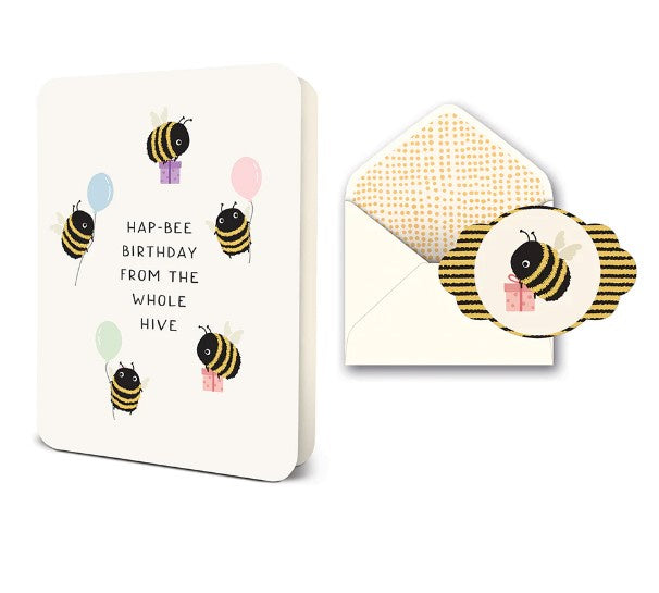 Hap-Bee Birthday From The Whole Hive