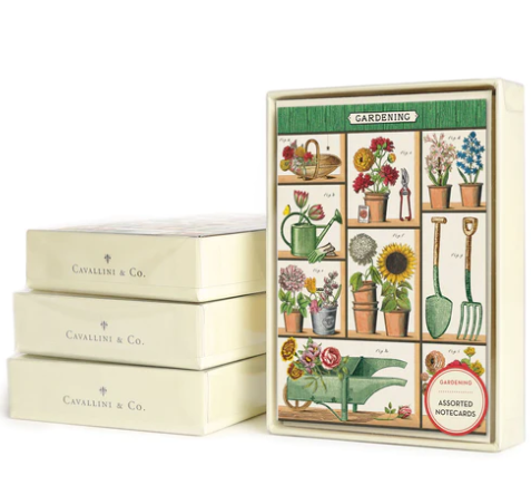 8 Assorted Notecards - Gardening