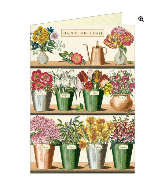 Happy Birthday Floral Greeting Card