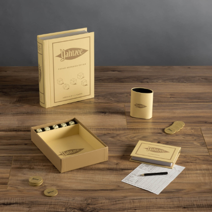 Vintage Bookshelf  Game - Yahtzee
