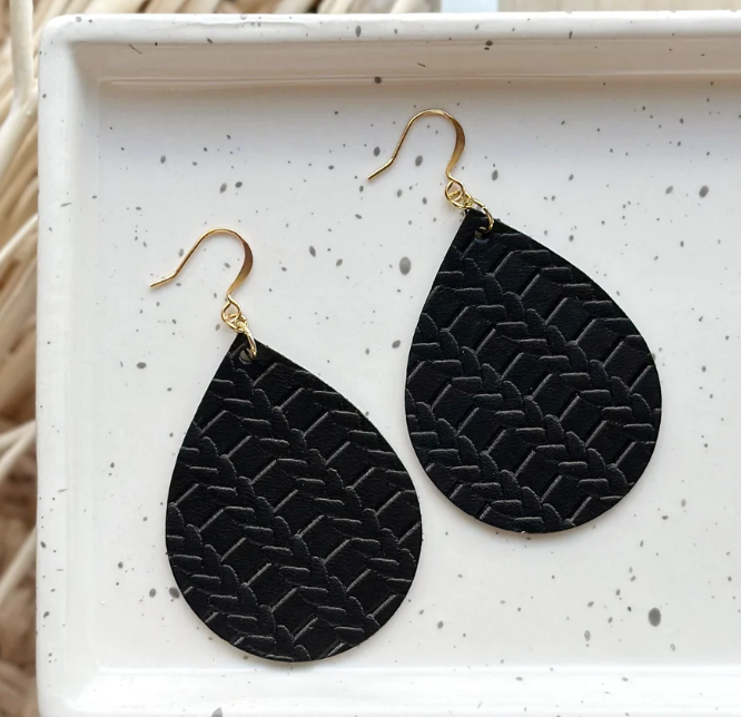 Lando Drop Earrings - Eclipse Braid