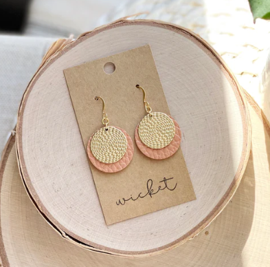 Omi Drop Earrings - Terracotta