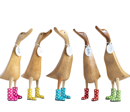 Ducklet  - Natural Welly Spotty