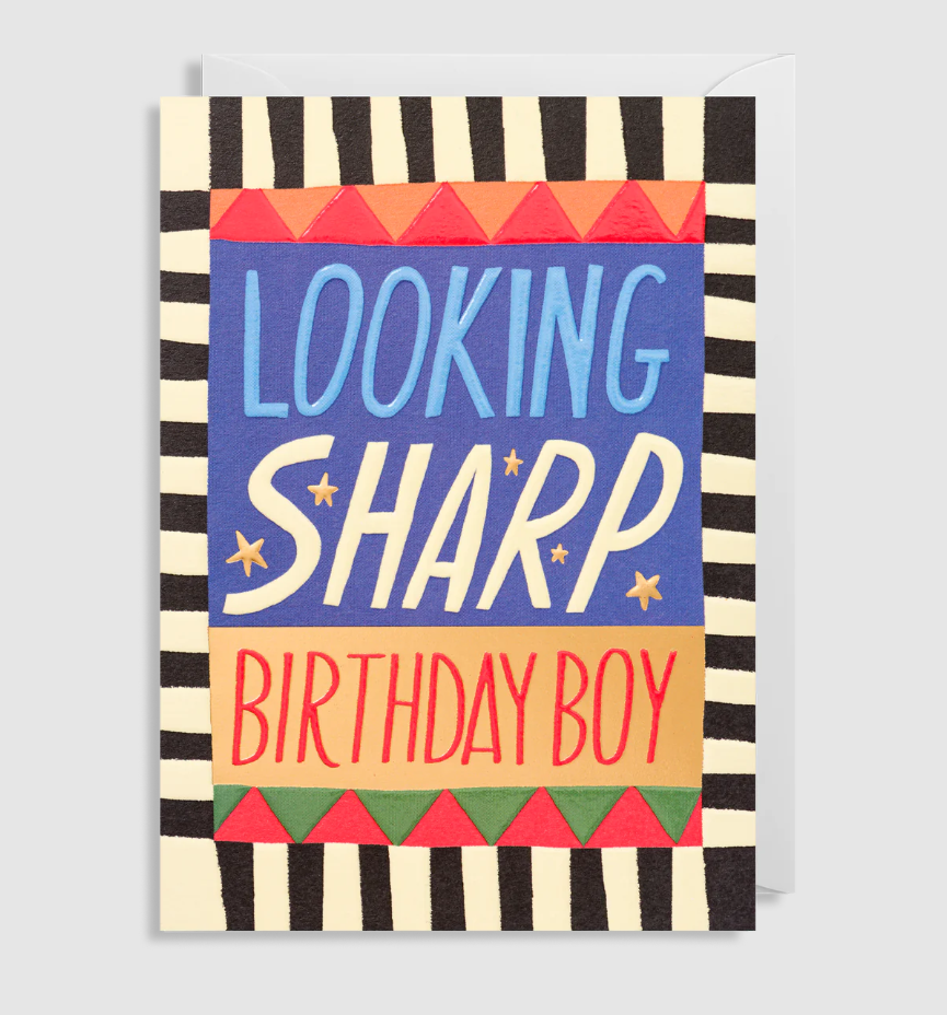 Looking Sharp Birthday Boy Card
