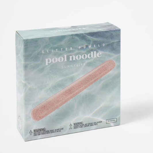 Pool Noodle Glitter Coral
