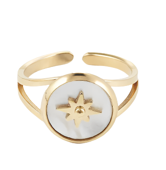 Zag Ring  - Sun Mother of Pearl