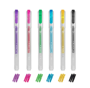 Glitter Gel Pen - Set of 6