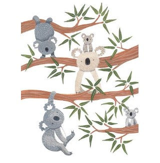 Koalas In Trees Card