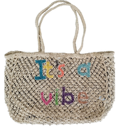 Jute Tote Bag - It's A Vibe