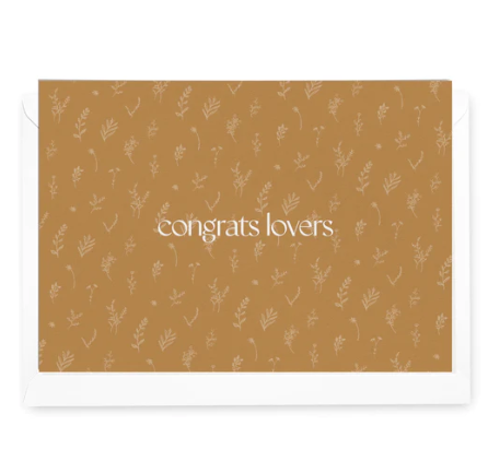 Congrats Lovers Card
